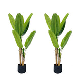 NNEAGS 2X 160cm Banna Plant Bird of Paradise Tree Artificial Plant Home Accent Decor