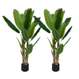 NNEAGS 2X 220cm Banna Plant Bird of Paradise Tree Artificial Plant Home Accent Decor