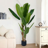 NNEAGS 2X 220cm Banna Plant Bird of Paradise Tree Artificial Plant Home Accent Decor