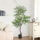 NNEAGS 2X 150cm Nandina Heavenly Bamboo Tree Artificial Plant Home Accent Decor