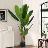 NNEAGS 2X 220cm Banna Plant Bird of Paradise Tree Artificial Plant Home Accent Decor