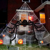NNETM Double Trouble: Realistic Hairy Spider Duo for Halloween