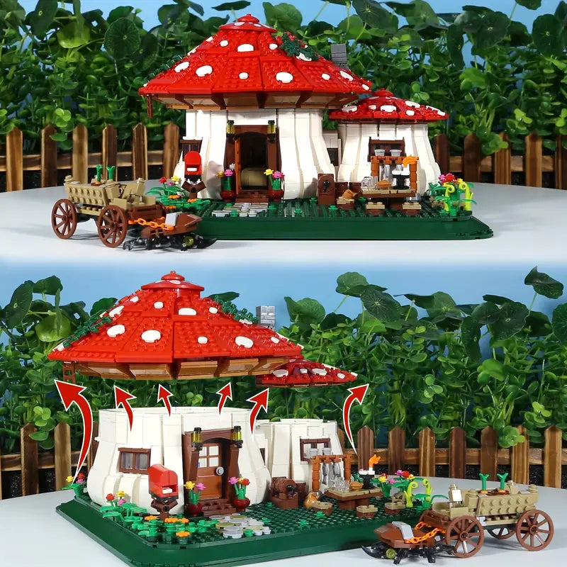 Mushroom House Building Blocks NNE Living