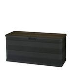 NNEVL Garden Storage Box Brown 120x50x60 cm Poly Rattan
