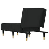 NNEVL Chaise Longue Black Velvet