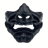 NNETM Samurai Spirit: Japanese Prajna Ghost Face Mask for Halloween