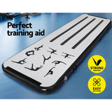 NNEDSZ 3M Air Track Gymnastics Tumbling Mat Exercise Cheerleading Unique Black