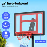 NNEDSZ 2.6M Basketball Hoop Stand System Portable Kid