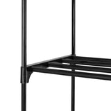 NNEDSZ Shoe Rack Shoe Storage Shelf 10-tier 20 Pairs DIY Stackable Black Metal