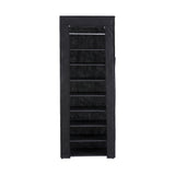 NNEDSZ Shoe Rack 10-tier 27 Pairs Removable Cover Black