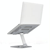 Silver Laptop Lifting Bracket - 360 Degree Rotation-1915196898550091783