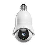 2.0Mp Wifi Light Bulb Camera With Motion Detection And Night Vision - White-1915196970067169280