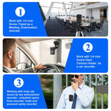 Portable Multifunctional Wearable Camera - 1080P Black-1915196893986689030
