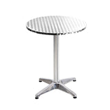 NNEDSZ Gardeon Set of 2 Outdoor Bar Table Aluminium Round 70/110CM