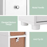 NNEDSZ Artiss Bathroom Storage Cabinet 180cm Tall Slim Floor Cupboard Toilet Narrow Linen Tower