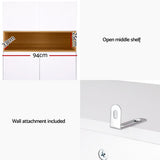 NNEDSZ Artiss Shoe Rack Storage Cabinet 9 Tiers White