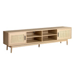 NNEDSZ Artiss TV Cabinet Entertainment Unit 180cm Rattan Cole