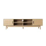 NNEDSZ Artiss TV Cabinet Entertainment Unit 180cm Rattan Cole