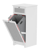 NNEDSZ Laundry Hamper Cabinet Bathroom Storage White Rattan Clothes Basket
