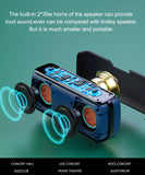 NNEOBA 60W Bluetooth Speaker with Deep Bass Blue