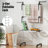 NNEDSZ Clothes Drying Rack 173cm Coat Aier Hanger Foldable