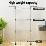 NNEDSZ Clothes Drying Rack 173cm Coat Aier Hanger Foldable