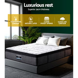 NNEDSZ Giselle Bedding 34cm Mattress 9 Zone Latex Foam King Single