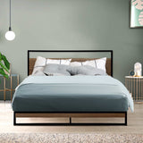 NNEDSZ Artiss Bed Frame Double Size Metal Bed Frame DANE