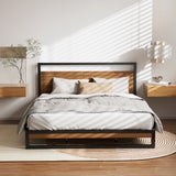 NNEDSZ Artiss Bed Frame King Size Metal Bed Frame DANE