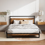 NNEDSZ Artiss Bed Frame Queen Size Metal Bed Frame DANE