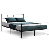 NNEDSZ Artiss Bed Frame Double Metal Bed Frame SOL