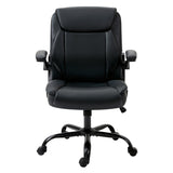 NNEDSZ Artiss Executive Office Chair Mid Back Black