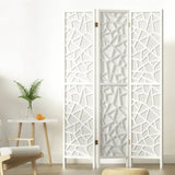 NNEDSZ Artiss 3 Panel Room Divider Screen 122x170cm Clover White
