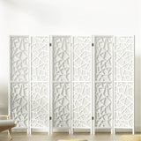 NNEDSZ Artiss 6 Panel Room Divider Screen 244x170cm Clover White