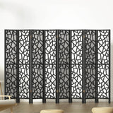 NNEDSZ Artiss 8 Panel Room Divider Screen 325x170cm Clover Black
