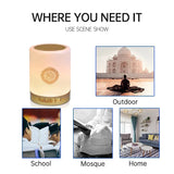 NNEOBA Night Light Bluetooth Qur’an Speaker White