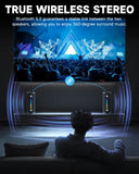 NNEOBA Bluetooth Speaker Dazzling Lights Black