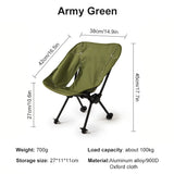 NNEOBA Childrens Camping Moon Chair Green