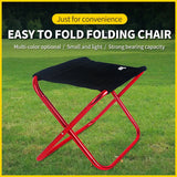 NNEOBA Camping Folding Camping Stool Red