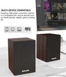 NNEOBA Wooden Bluetooth Speaker Brown