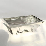 NNEOBA IGT Camping Folding Barbecue Stove Silver