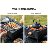 NNEOBA Multi-Functional Camping Stove Grill Black