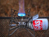 NNEOBA Butterfly Portable Folding Gas Stove Silver