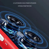 NNEOBA Bluetooth Speaker Mini Subwoofer Red