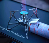 NNEOBA Butterfly Portable Folding Gas Stove Silver