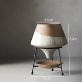 NNEOBA Ceramic Elegance: Two-Tone Flower Pots