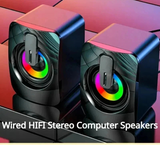 NNEOBA Computer Stereo RGB LED Light Black