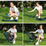 NNEOBA Premium Foldable Camping Chair Blue