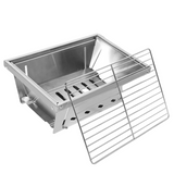 NNEOBA IGT Camping Folding Barbecue Stove Silver