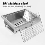 NNEOBA IGT Camping Folding Barbecue Stove Silver